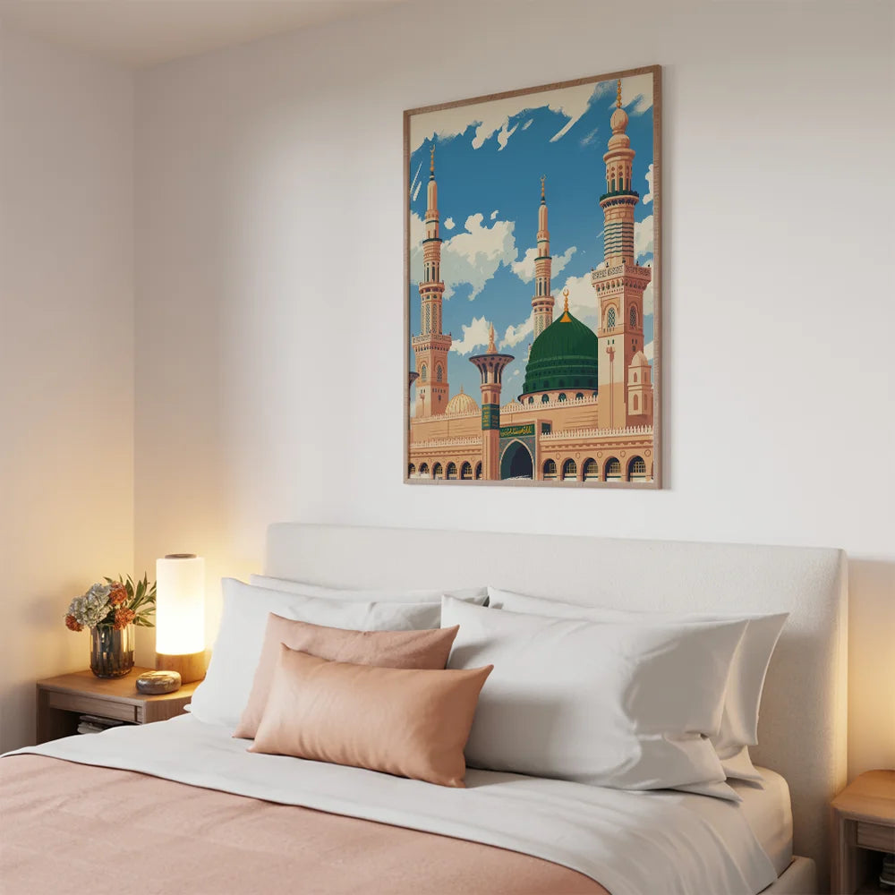 Malen nach Zahlen - Die Medina-Moschee