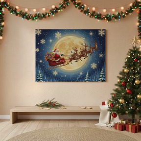 Malen nach Zahlen - Die Mitternachtsreise des Weihnachtsmanns