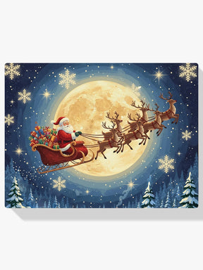 Malen nach Zahlen - Die Mitternachtsreise des Weihnachtsmanns