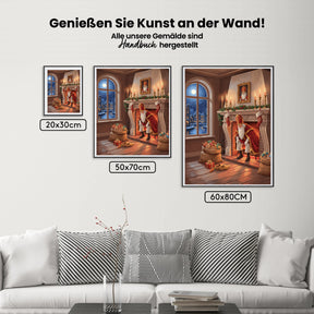 Malen nach Zahlen - Durch den Schornstein