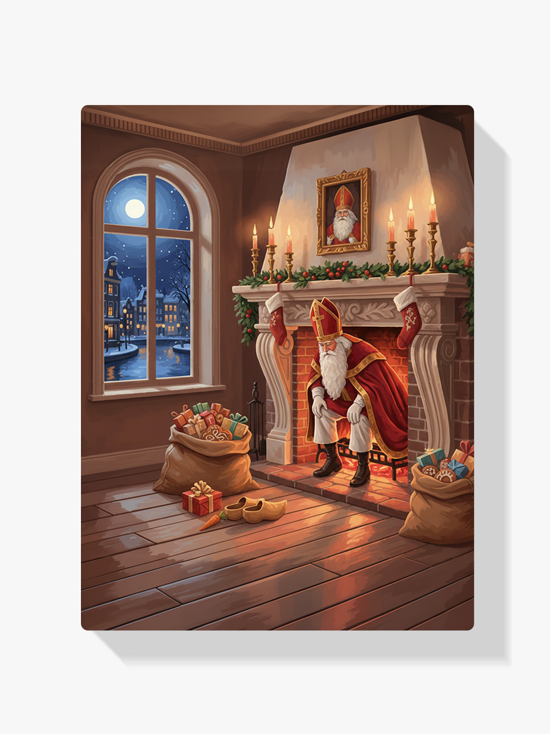 Malen nach Zahlen - Durch den Schornstein