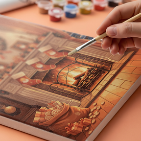 Malen nach Zahlen - Festliche Wohnraumdekorationen