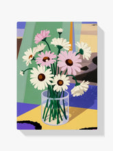 Malen nach Zahlen - Gänseblümchen-Blumenstillleben