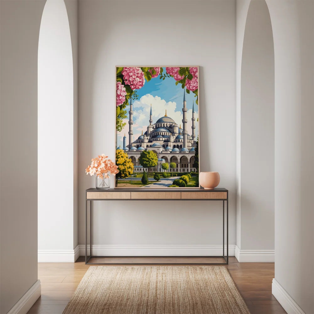 Malen nach Zahlen - Garten der Blauen Moschee