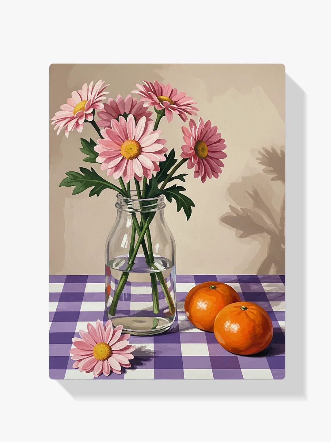 Malen nach Zahlen - Gemütliche Blumenvase mit Orangen