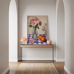 Malen nach Zahlen - Gemütliche Blumenvase mit Orangen