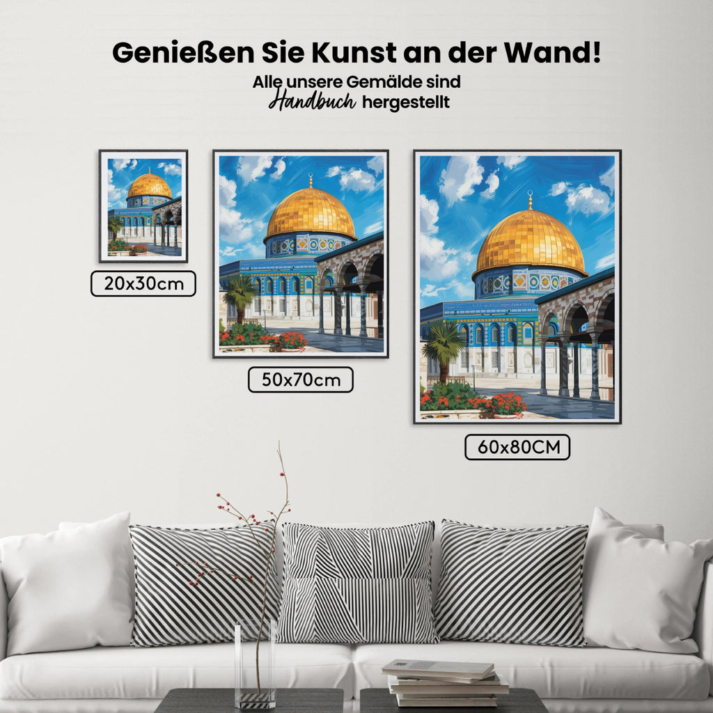 Malen nach Zahlen - Goldene Moschee-Gelassenheit