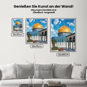 Malen nach Zahlen - Goldene Moschee-Gelassenheit