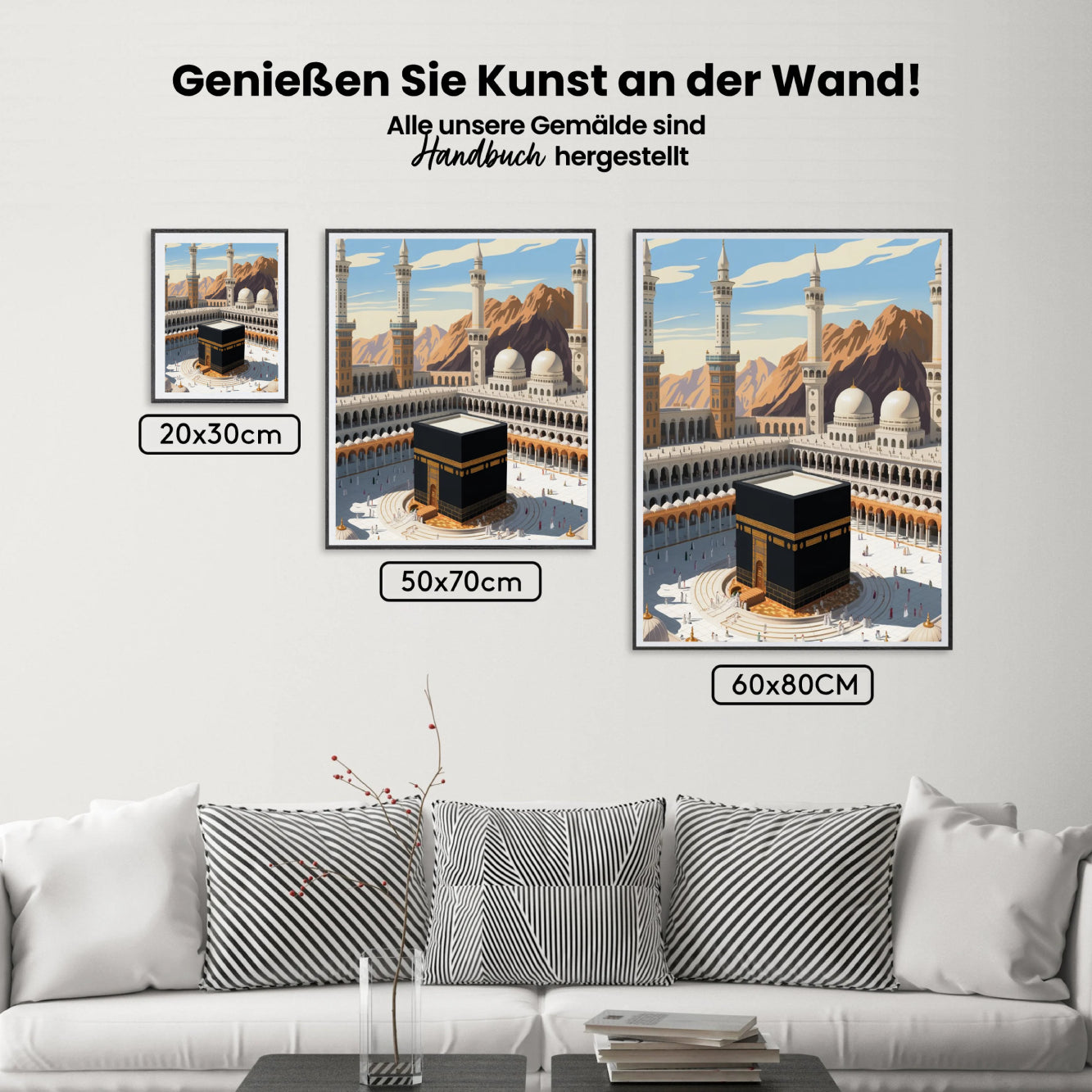 Malen nach Zahlen - Goldenes Licht Kaaba