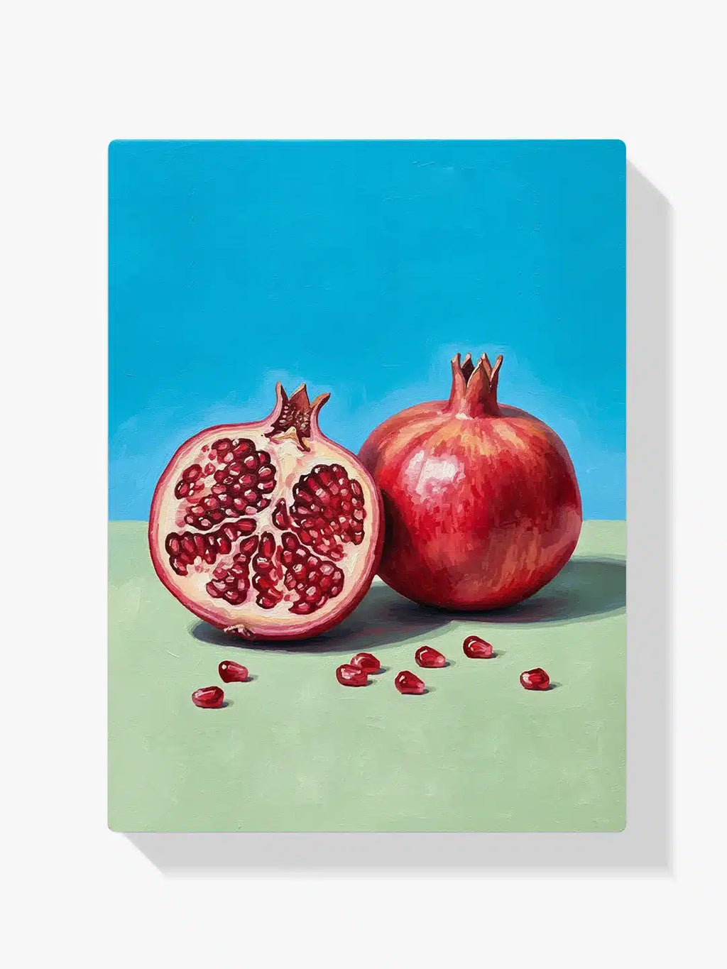 Malen nach Zahlen - Granatapfel-Acrylfarbe