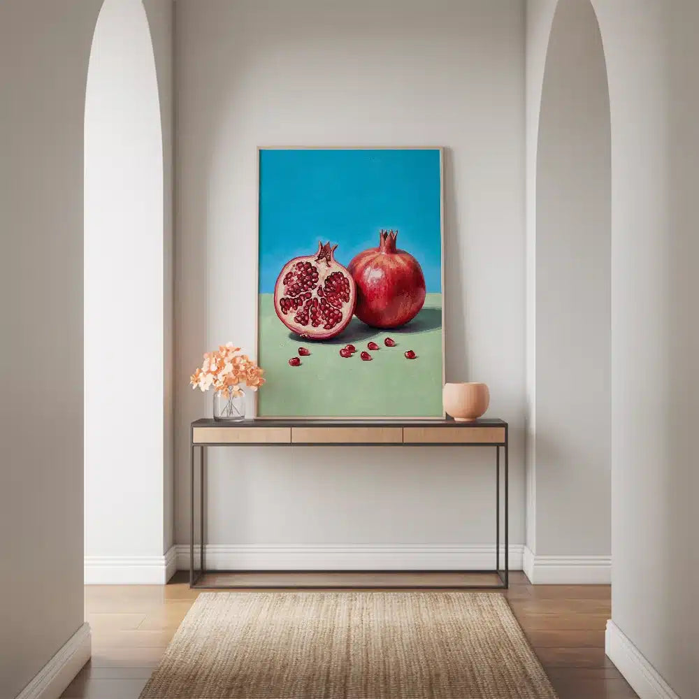 Malen nach Zahlen - Granatapfel-Acrylfarbe
