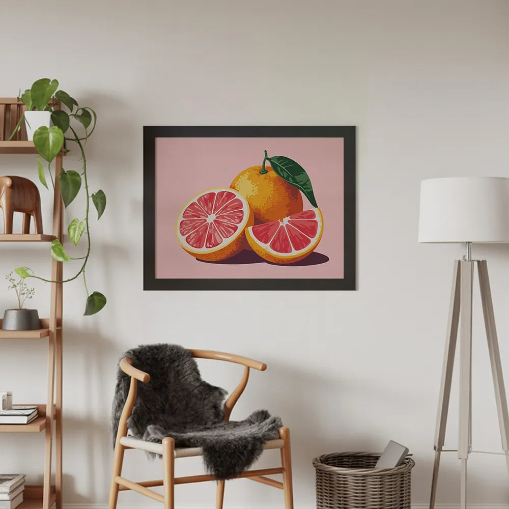 Malen nach Zahlen - Grapefruit-Tagtraum