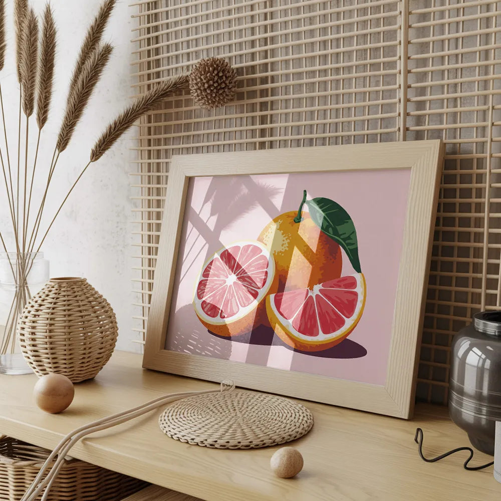 Malen nach Zahlen - Grapefruit-Tagtraum
