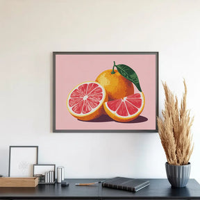 Malen nach Zahlen - Grapefruit-Tagtraum