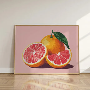 Malen nach Zahlen - Grapefruit-Tagtraum