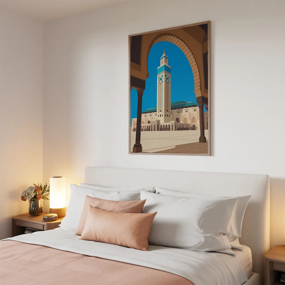 Malen nach Zahlen - Hassan-II.-Moschee