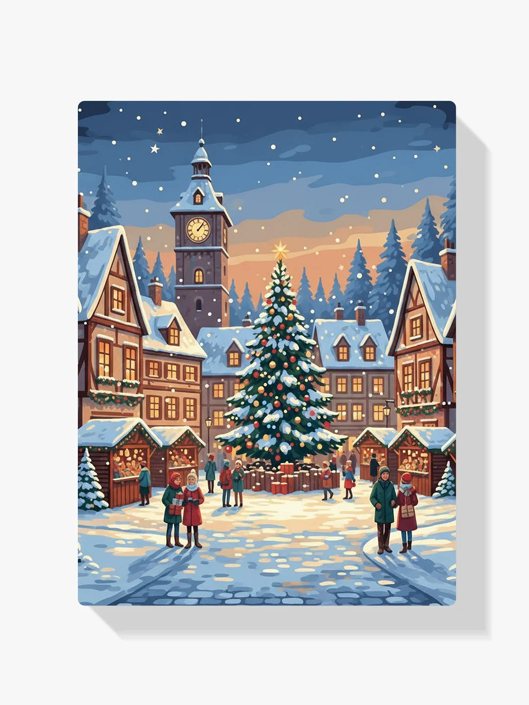 Malen nach Zahlen - Heiligabend auf dem Altstädter Markt