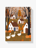 Malen nach Zahlen - Herbstgänse Kürbis