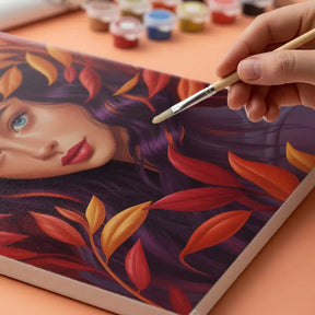 Malen nach Zahlen - Herbstliche Eleganz – Blumenfrauen
