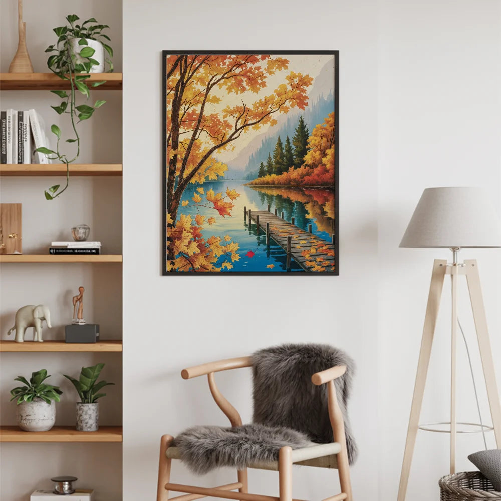 Malen nach Zahlen - Herbstliche Schönheit