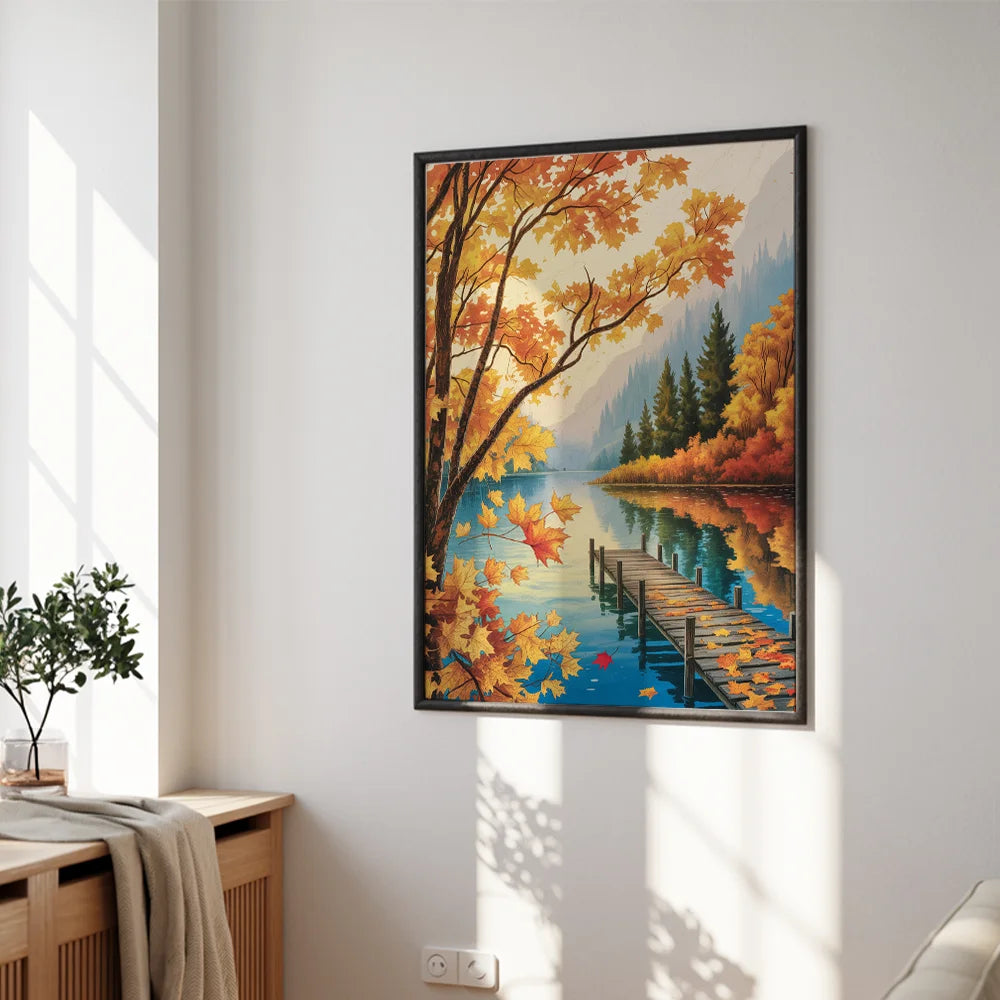 Malen nach Zahlen - Herbstliche Schönheit