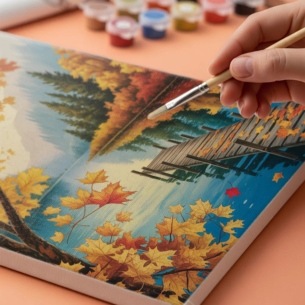Malen nach Zahlen - Herbstliche Schönheit