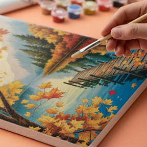 Malen nach Zahlen - Herbstliche Schönheit