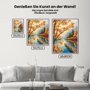 Malen nach Zahlen - Herbstliche Schönheit