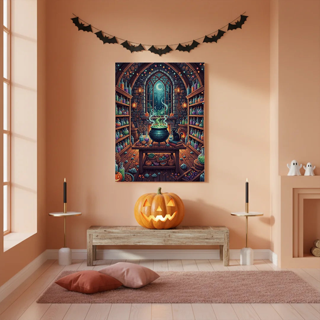 Malen nach Zahlen - Hexentrankraum