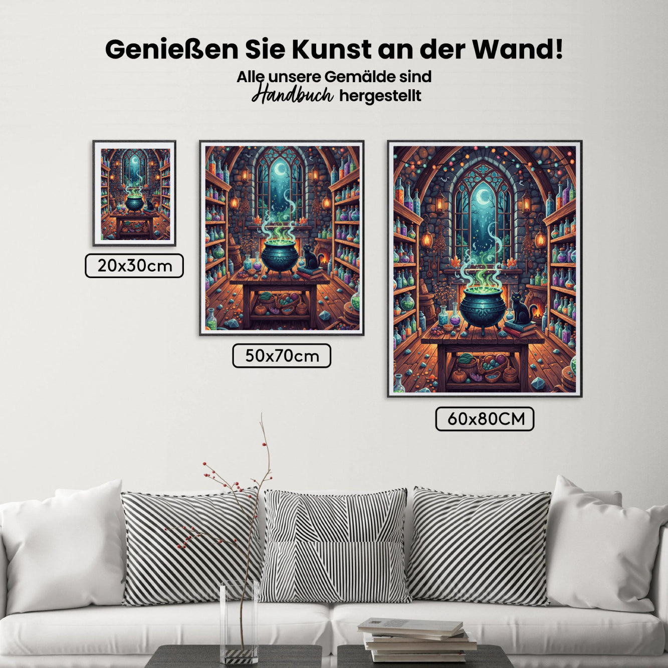 Malen nach Zahlen - Hexentrankraum