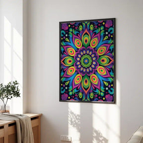 Malen nach Zahlen - Himmlisches Pfauen-Mandala