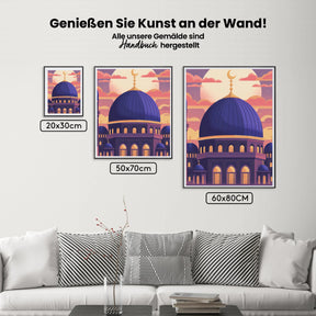 Malen nach Zahlen - Islamischer Sonnenuntergang