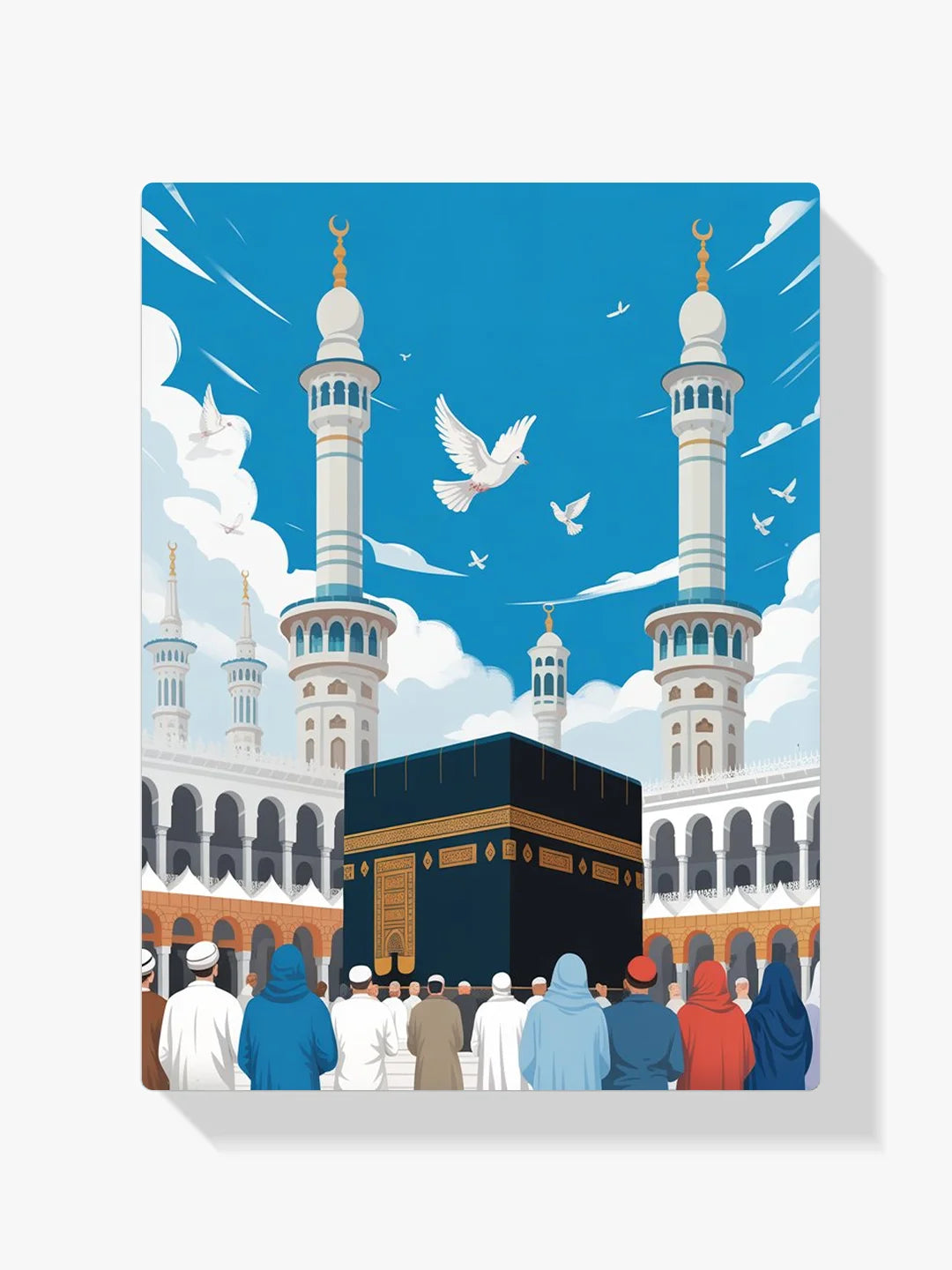 Malen nach Zahlen - Kaaba-Gelassenheit