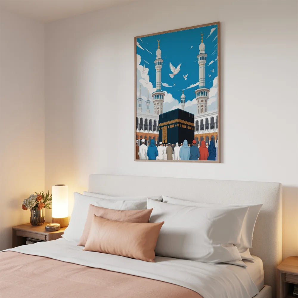 Malen nach Zahlen - Kaaba-Gelassenheit