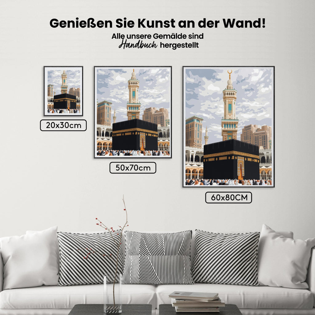 Malen nach Zahlen - Kaaba-Turm