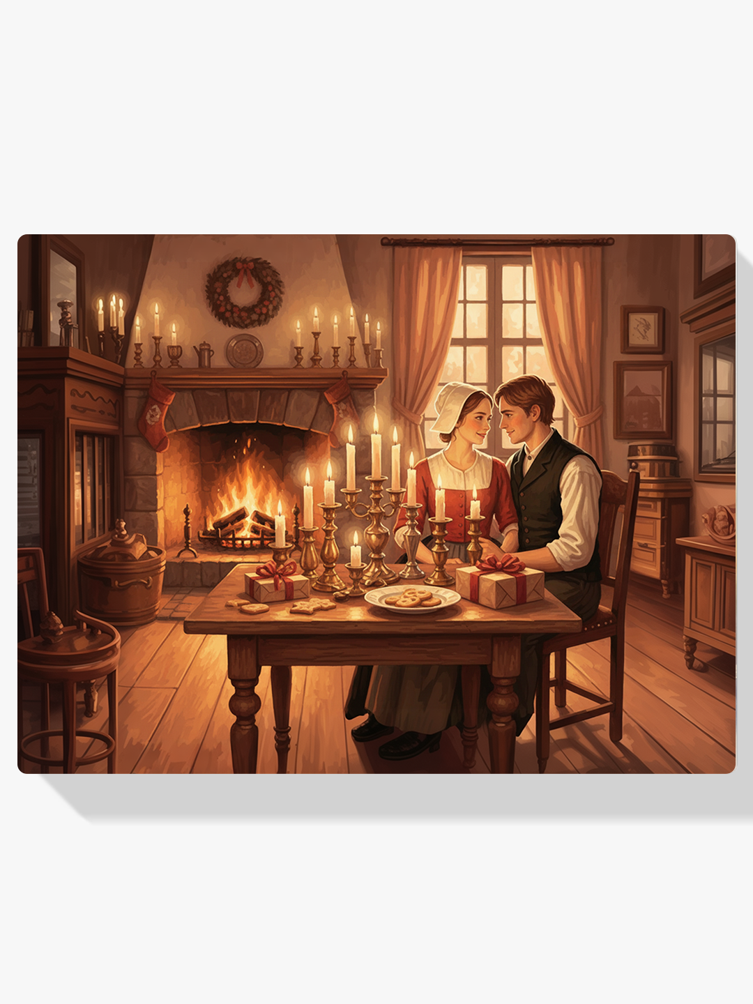 Malen nach Zahlen - Kerzenscheinmomente