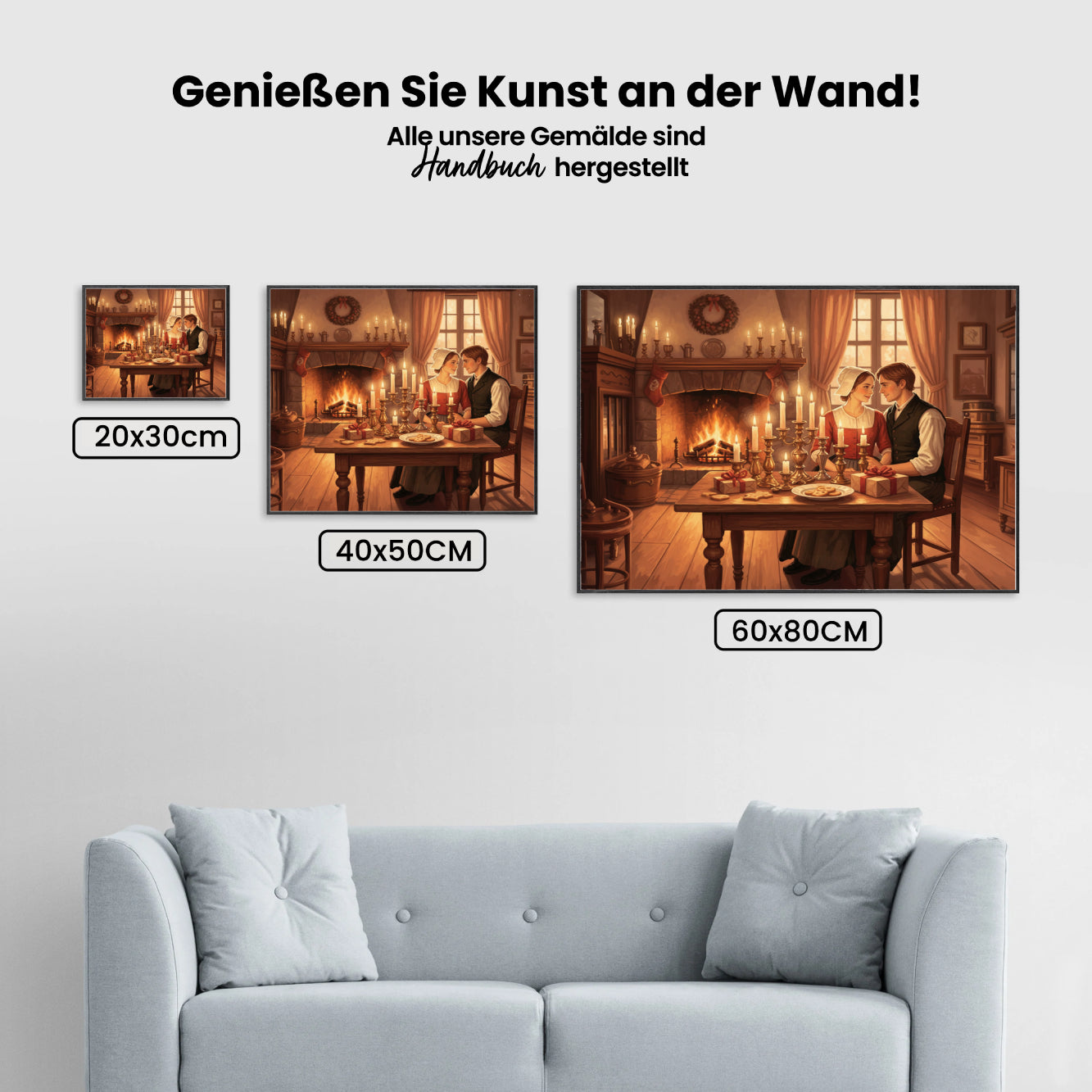 Malen nach Zahlen - Kerzenscheinmomente