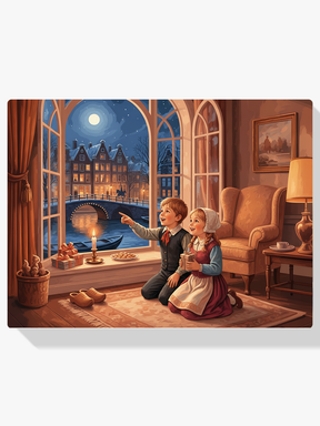 Malen nach Zahlen - Kinder am Fenster