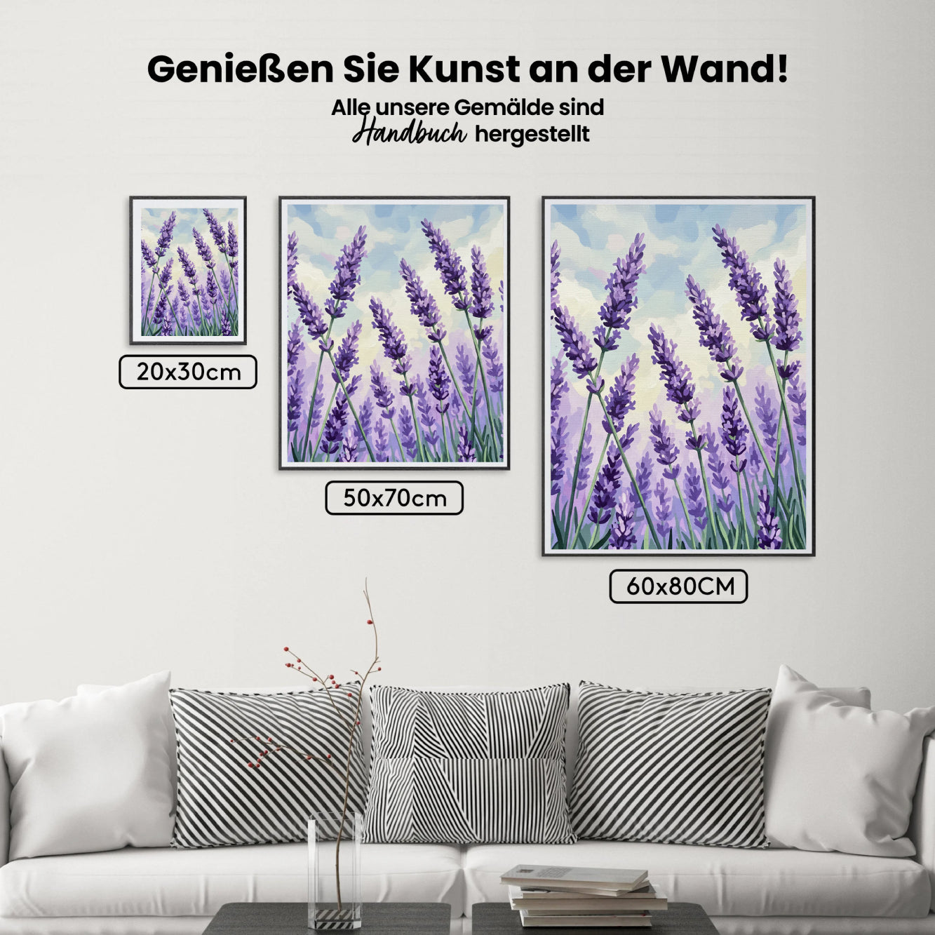 Malen nach Zahlen - Lavendelblüte
