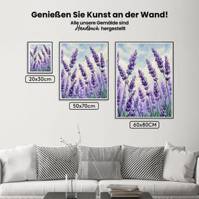 Malen nach Zahlen - Lavendelblüte
