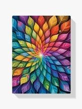 Malen nach Zahlen - Lebendiger Blätterrausch – Mandalas