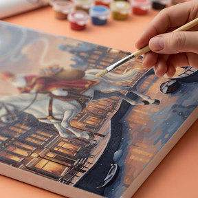 Malen nach Zahlen - Magische Abendfahrt