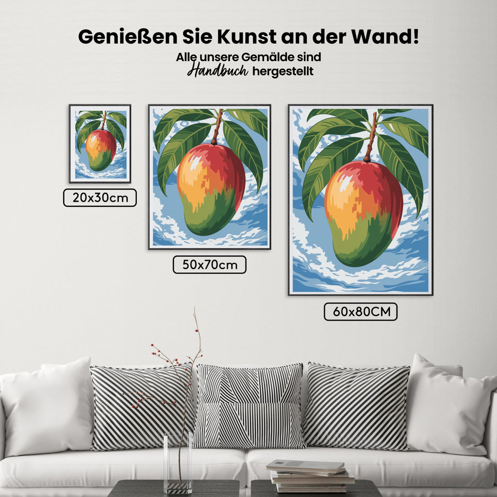 Malen nach Zahlen - Mango-Himmel