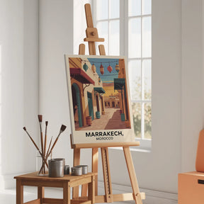 Malen nach Zahlen - Marrakesch, Marokko