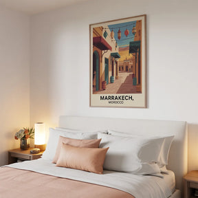 Malen nach Zahlen - Marrakesch, Marokko