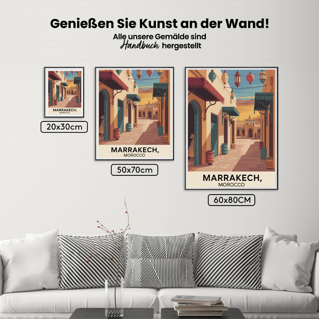Malen nach Zahlen - Marrakesch, Marokko