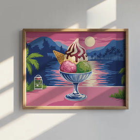 Malen nach Zahlen - Mondschein-Gelato
