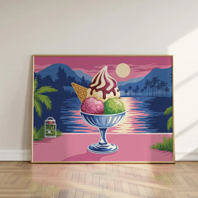Malen nach Zahlen - Mondschein-Gelato
