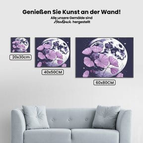 Malen nach Zahlen - Mondviole