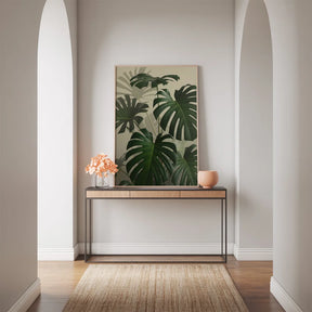 Malen nach Zahlen - Monstera-Blatt